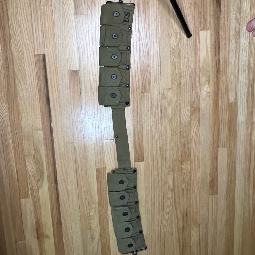 VINTAGE WW2 AMMO BELT
